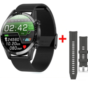 Smartwatch sportowy Health Pro z Pomiarem Temperatury, Ciśnienia, Pulsoksymetrem