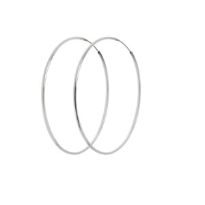 Kolczyki koła srebrne 52mm