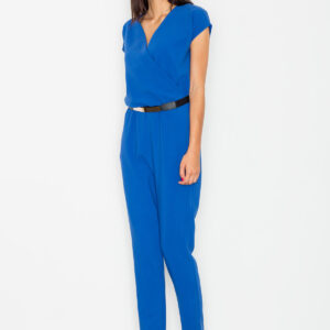 Kombinezon ze złotym paskiem (Niebieski, S)