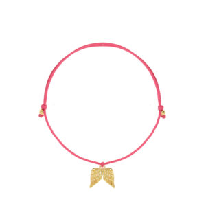 Bransoletka  brazylka Skrzydełka pozłacane