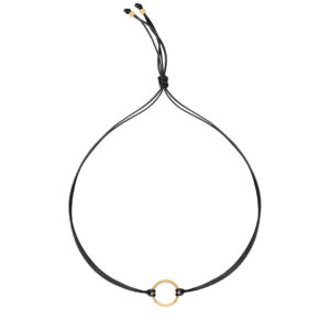 Bransoletka gold dobra Karma Czarna