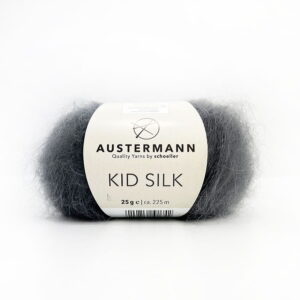Włóczka moherowa z jedwabiem – Kid Silk 007 Grau