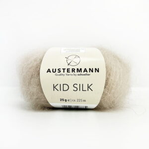 Włóczka moherowa z jedwabiem – Kid Silk 023 Hanf