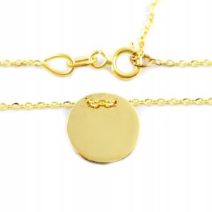 Bransoletka Na Nogę Kółko Złoto 585