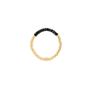 Pierścionek elastyczny gold line diamond spinel