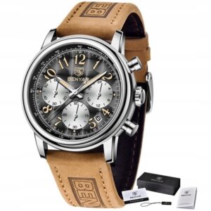 Zegarek Benyar BY5190 srebrny czarny