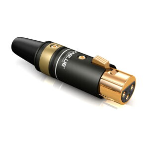 ViaBlue T6s XLR Female czarny wtyk 3-pinowy