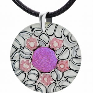 Naszyjnik Murano Szkło Weneckie Srebro