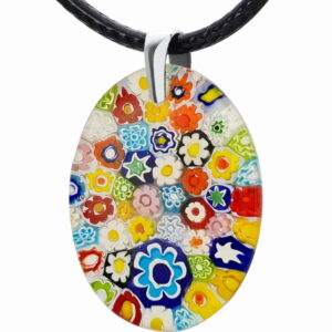 Naszyjnik Murano Glass Oryginalne Srebro 925