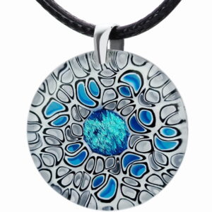 Wisiorek Murano Glass Oryginalne Srebro 925 Gondola