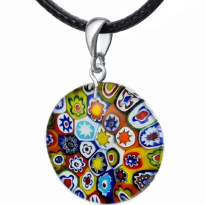 Naszyjnik Ponte Szkło Weneckie Murano Srebro 925 Ponte