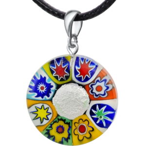 Wisiorek Murano Szkło Weneckie Srebro 925 Ponte