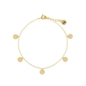 Bransoletka z monetkami Gold Shine