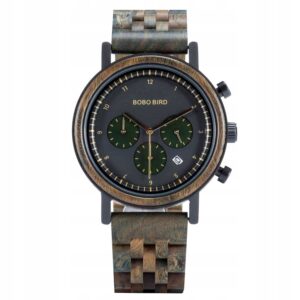 Zegarek Bobo Bird T27-2 drewniany chronograf