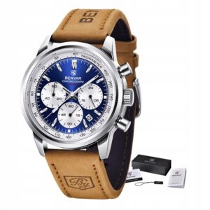 Zegarek Benyar BY5188 srebrny niebieski