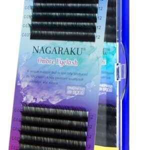 Rzęsy NAGARAKU OMBRE Kolorowe C 0.07 12mm